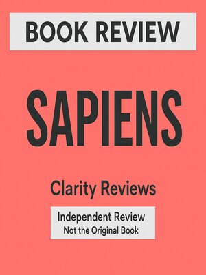 cover image of Sapiens — Book Review — Yuval Noah Harari